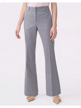 Ann Taylor the  Jayne Trouser in Houndstooth  size 0  nwot